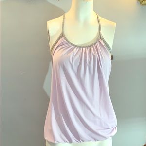 Lulu lemon work our wear top purple/gray